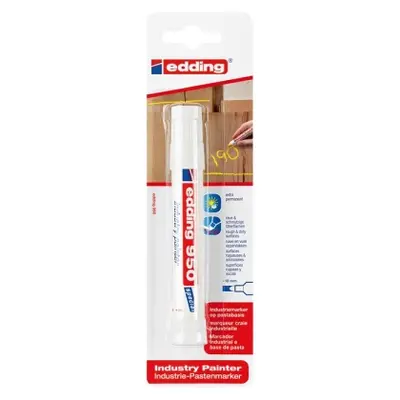 Корица на „Индустриален маркер edding® 950 бял, 10 mm, блистер“