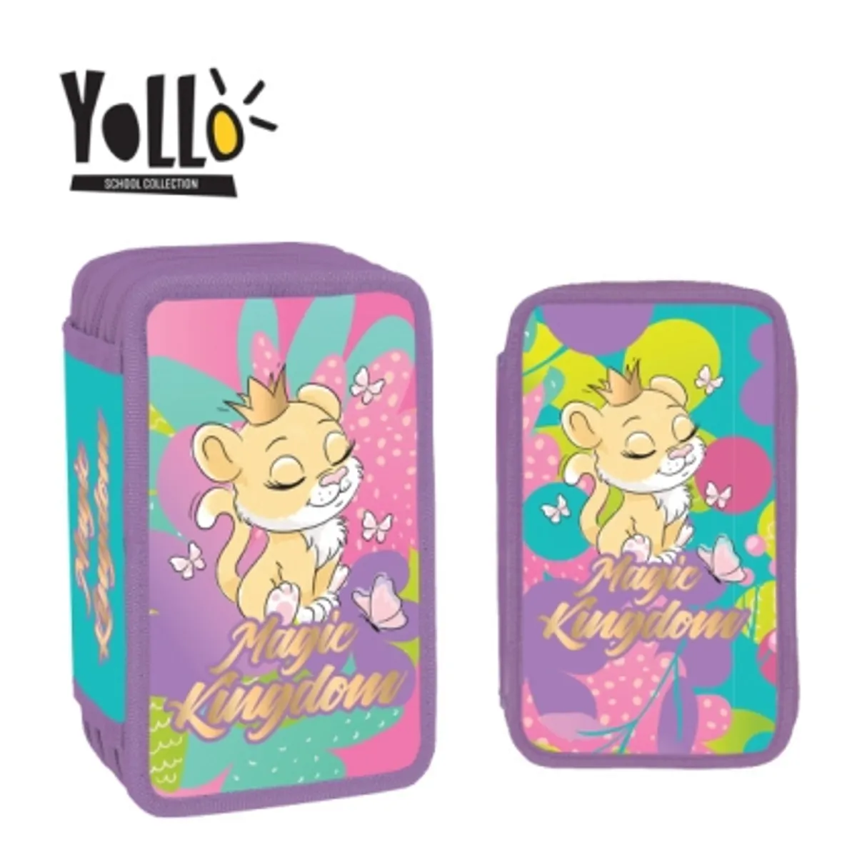 Несесер с 3 ципа YoLLo "MAGIC KINGDOM", 38 части — снимка 1