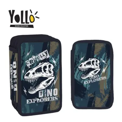 Корица на „Несесер с 3 ципа YoLLo DINO EXPLORERS, 38 части"