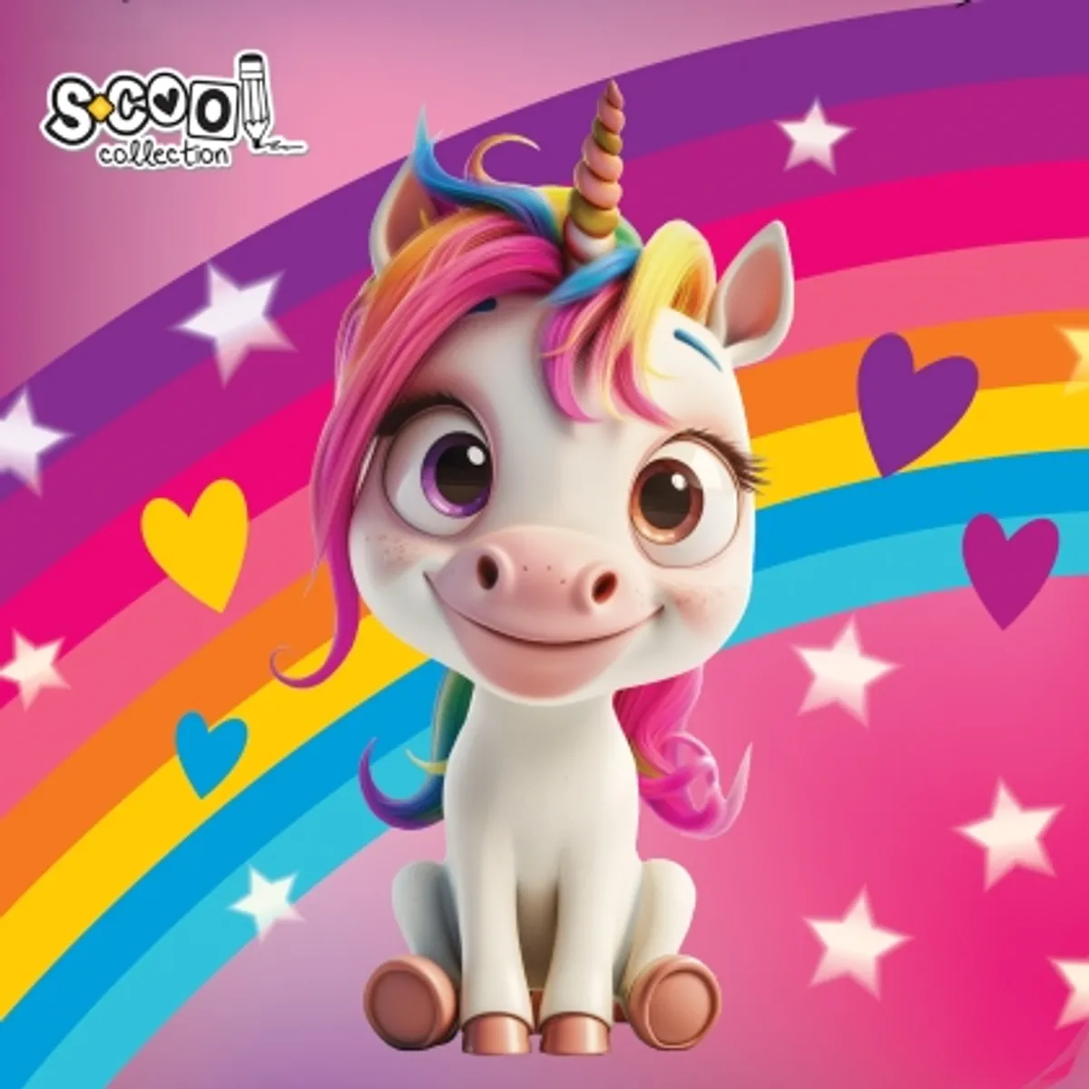 Aнатомична раница SCOOL® PREMIUM UNICORN — снимка 2