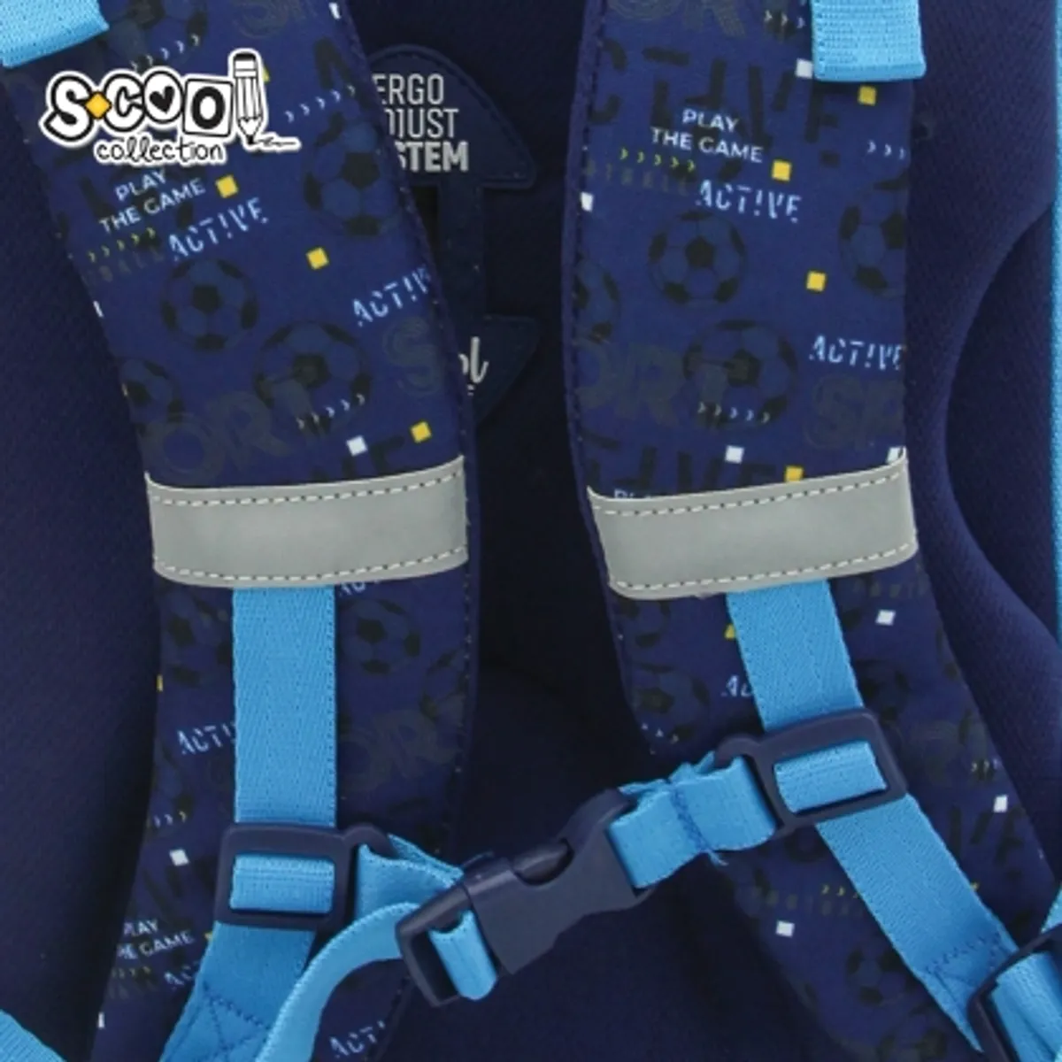 Aнатомична раница SCOOL® PREMIUM FOOTBALL — снимка 6