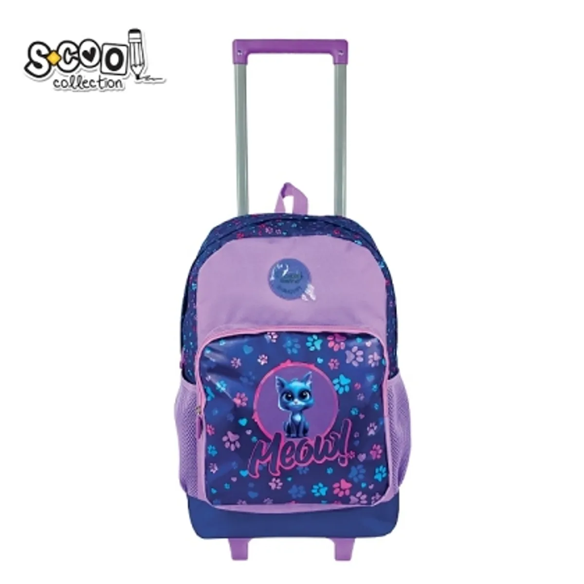 Раница с колелца SCOOL® MEOW — снимка 2