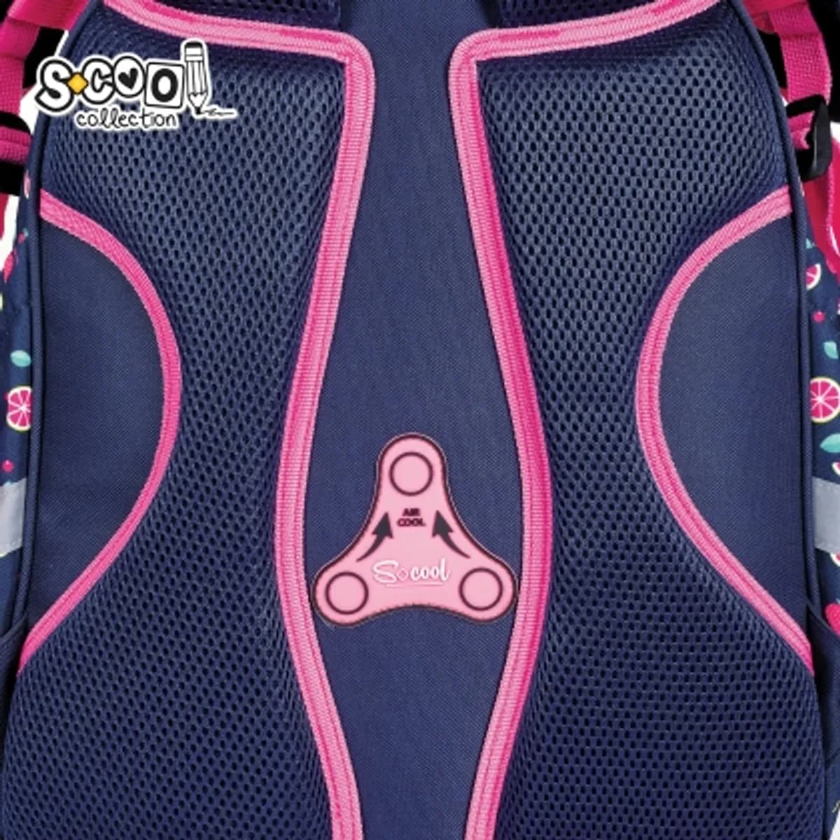 Aнатомична раница SCOOL® BERRY GOOD, снимка 8