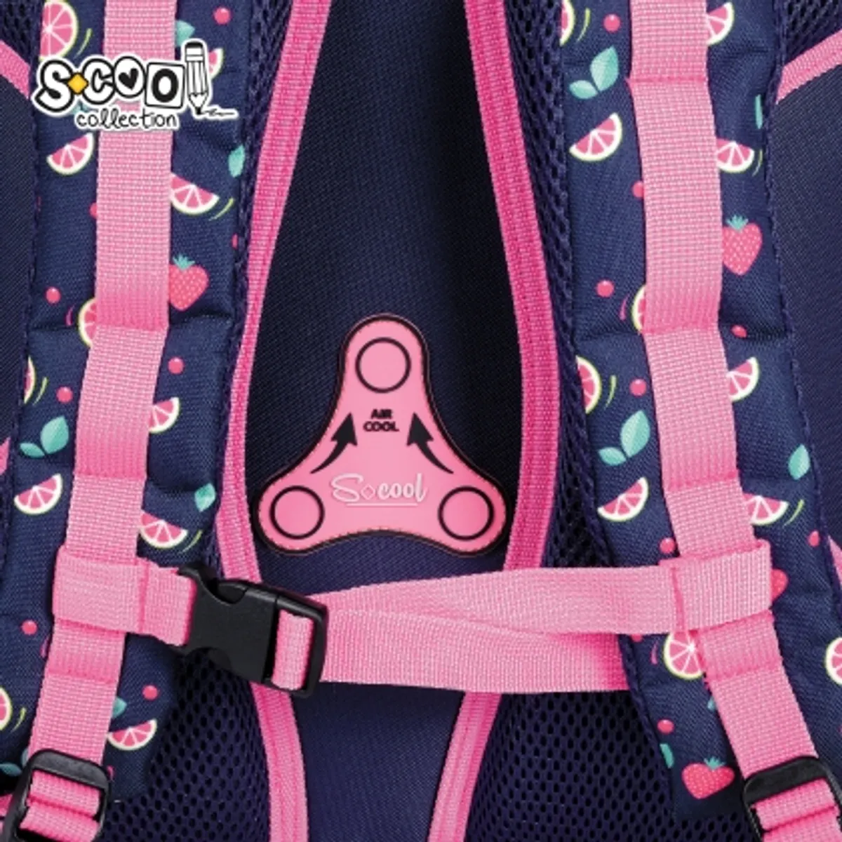 Aнатомична раница SCOOL® BERRY GOOD, снимка 9