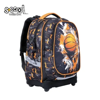 Корица на „Aнатомична раница SCOOL® BASKETBALL с твърдо дъно"