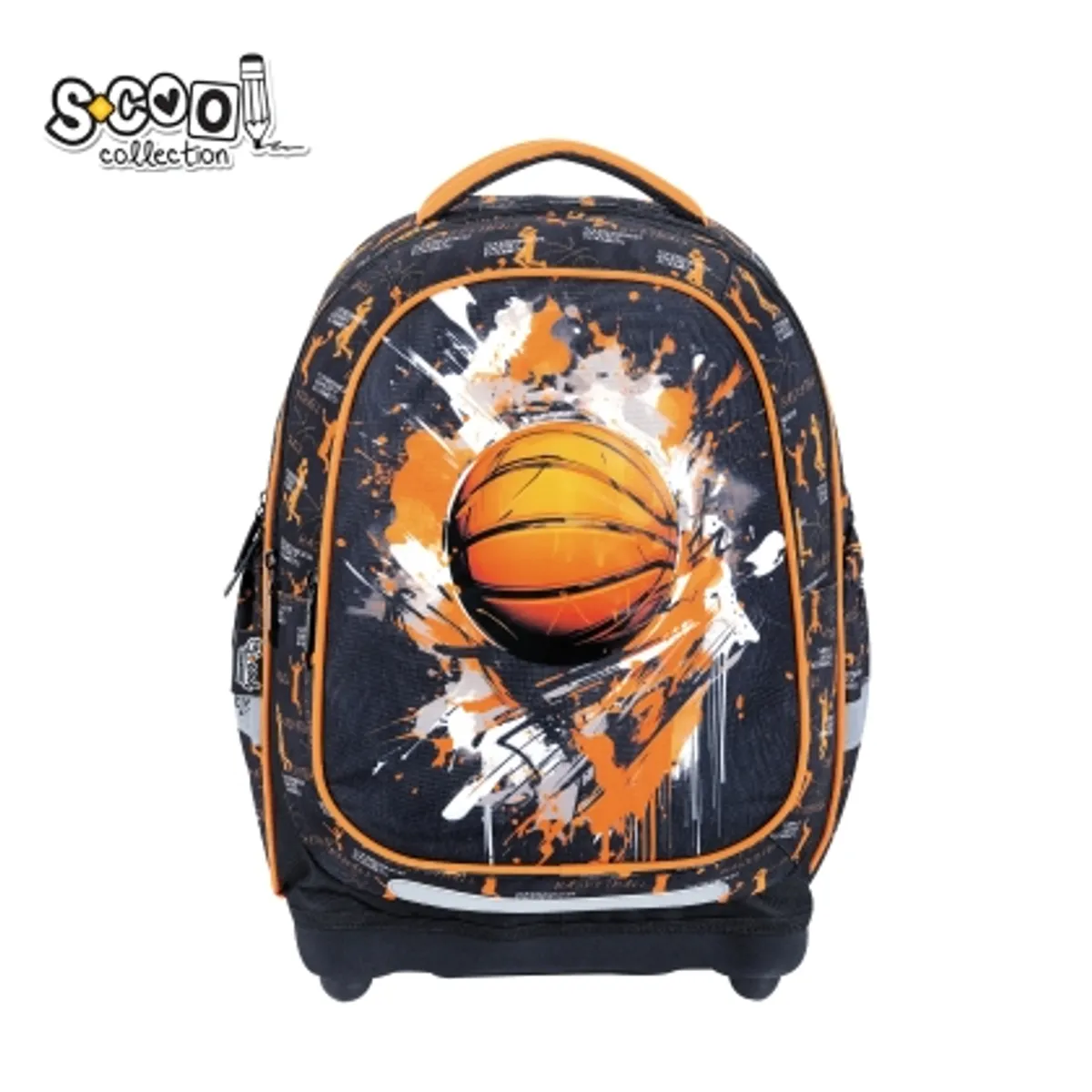 Aнатомична раница SCOOL® BASKETBALL с твърдо дъно — снимка 2
