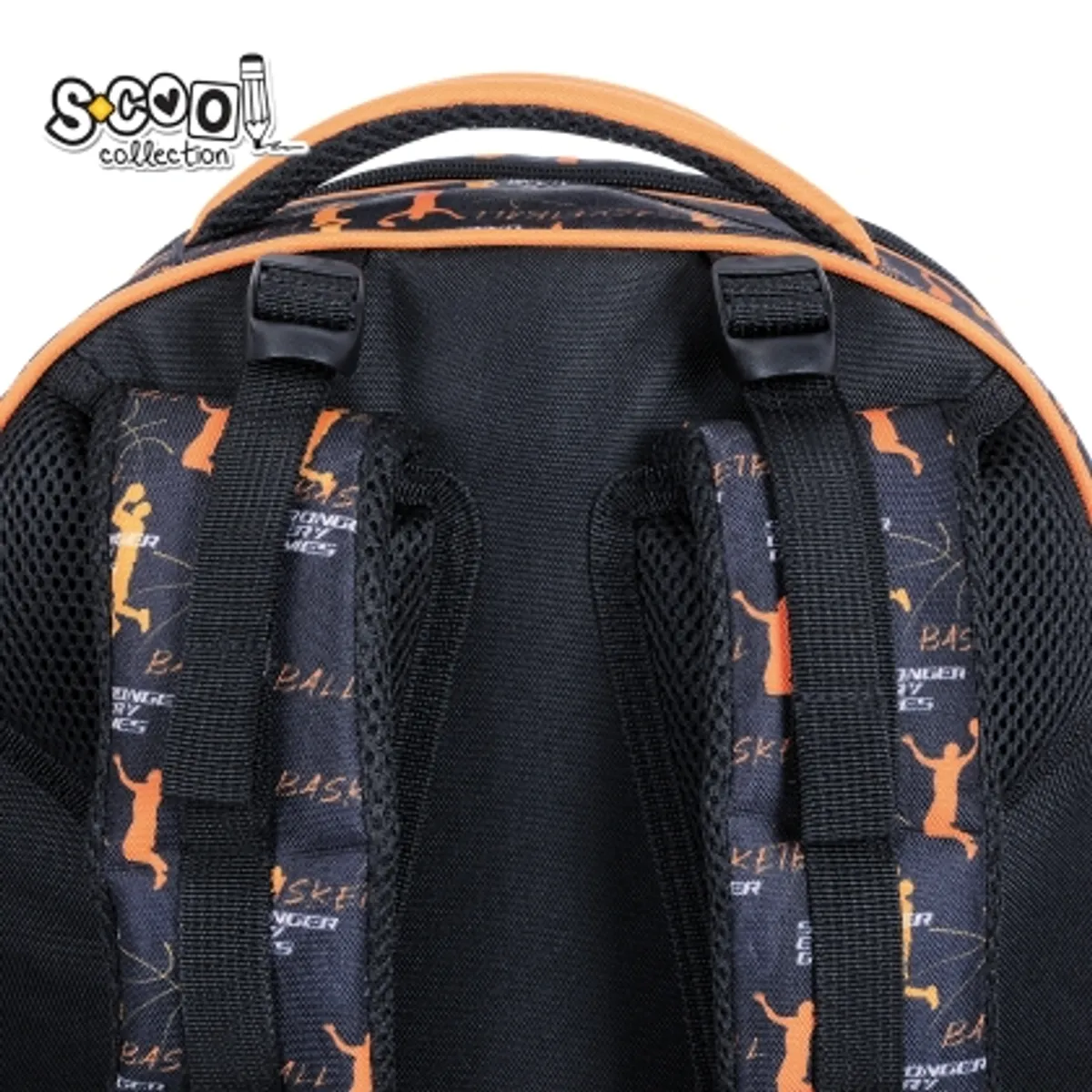 Aнатомична раница SCOOL® BASKETBALL с твърдо дъно — снимка 5