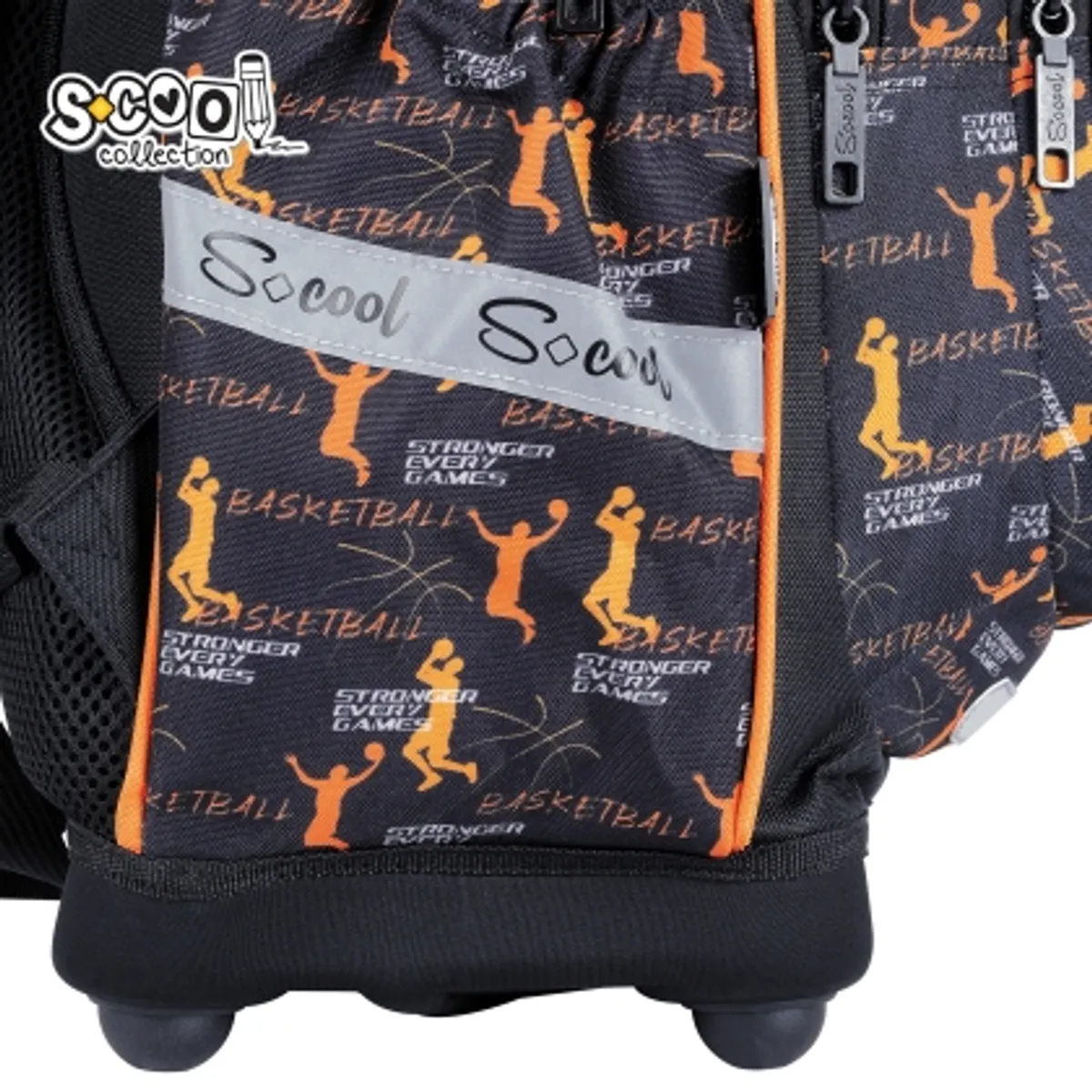 Aнатомична раница SCOOL® BASKETBALL с твърдо дъно — снимка 8
