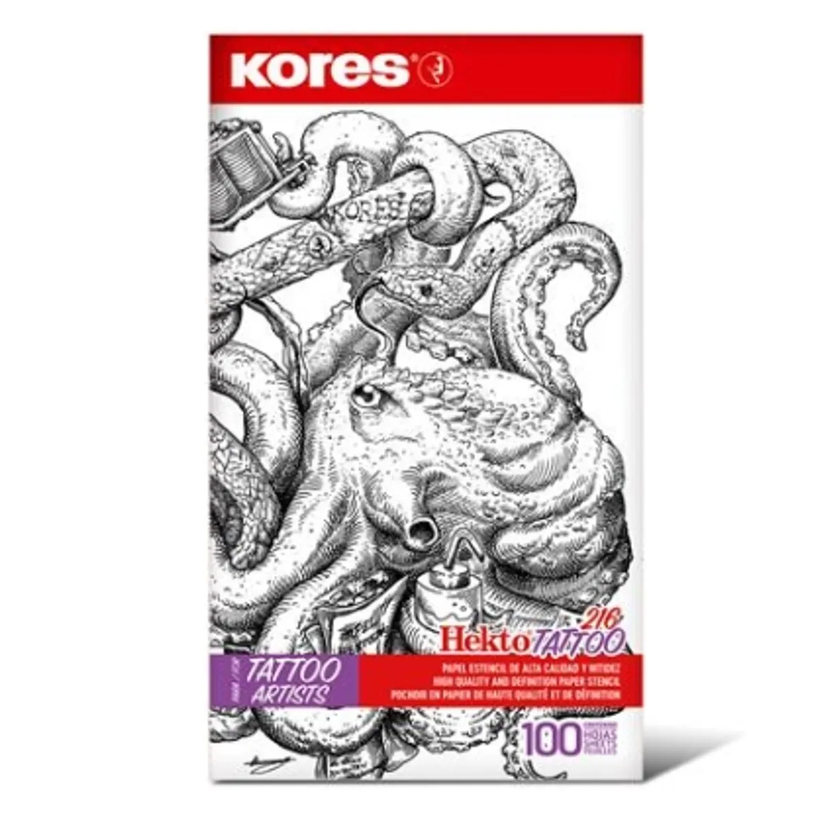 Хартия за татуировки А4, 100 л. KORES, снимка 2