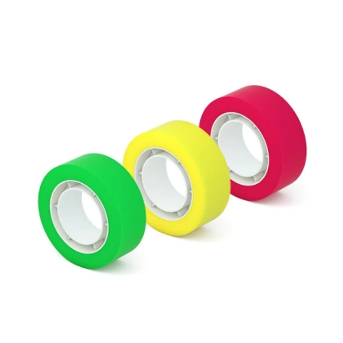 Тиксо ErichKrause® Highlighter,18 mm x 20 m, (3 бр. в комплект) — снимка 2