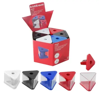 Корица на „Острилка ErichKrause® Prism, Classic, с контейнер, асорти"