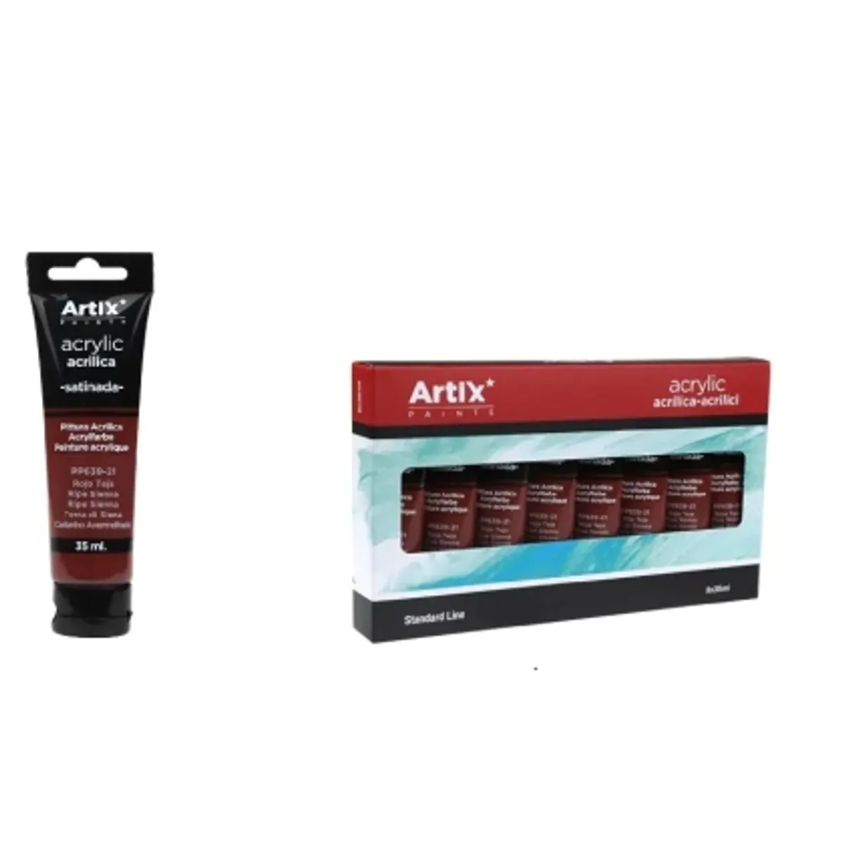 Акрилна боя MP Artix, кафяв, 35 ml.