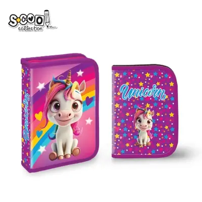 Корица на „Несесер с 1 цип SCOOL® UNICORN, празен"