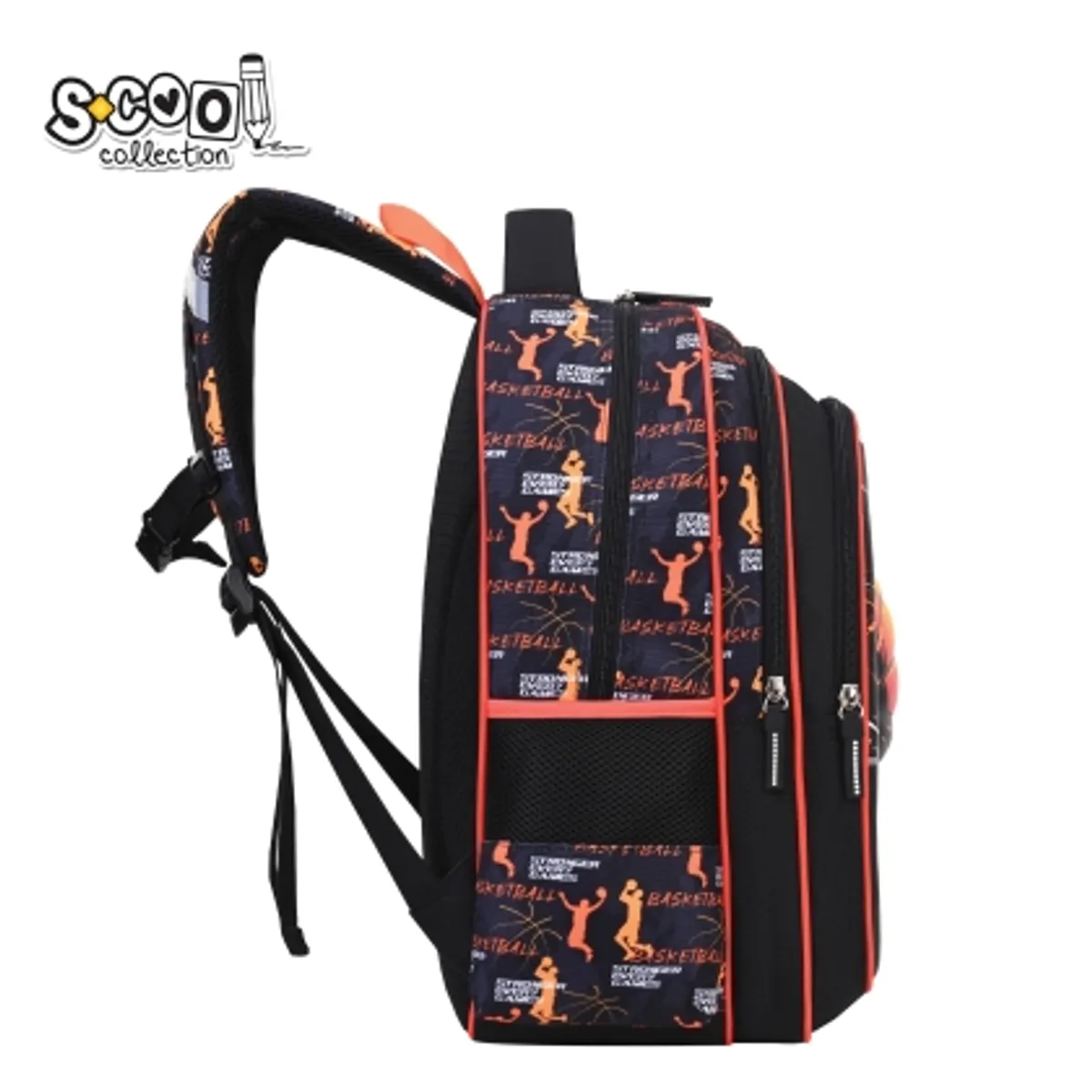 Ергономична раница SCOOL® BASKETBALL 3D EVA — снимка 2