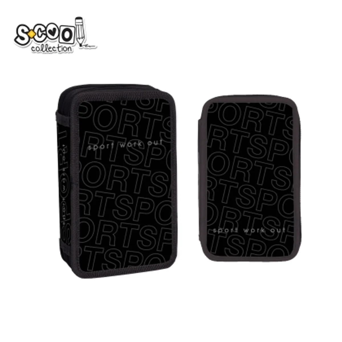 Несесер с 2 ципа SCOOL® SPORT, 29 части — снимка 1