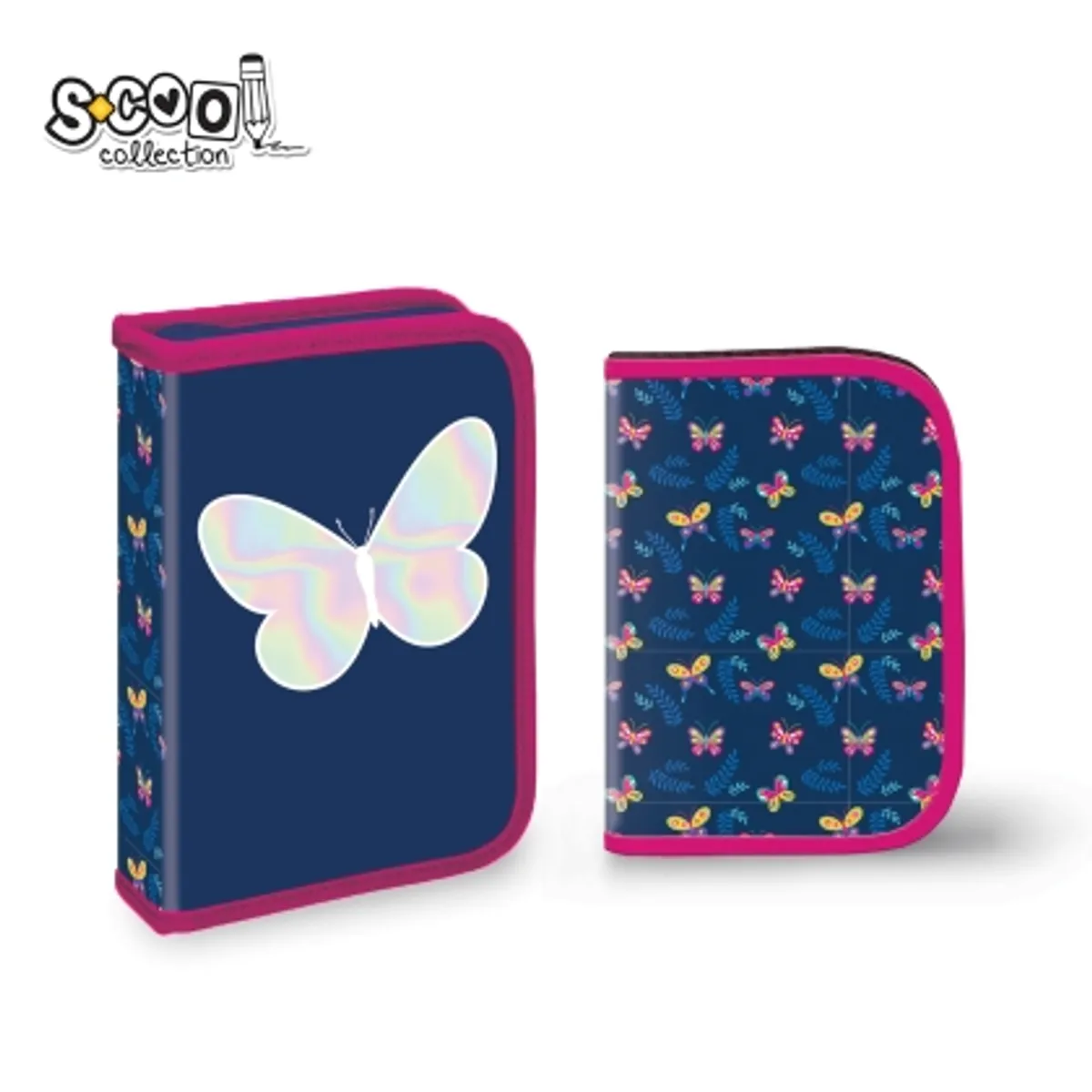 Несесер с 1 цип SCOOL® BUTTERFLY 32 части — снимка 1