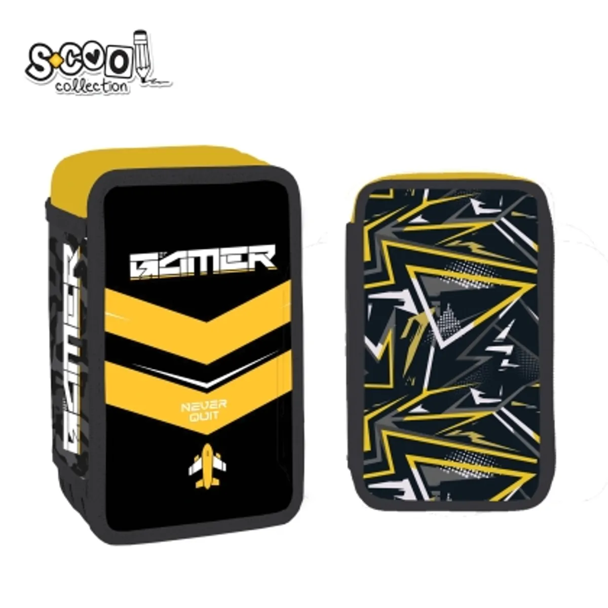 Несесер с 3 ципа SCOOL® GAMER, 39 части — снимка 1
