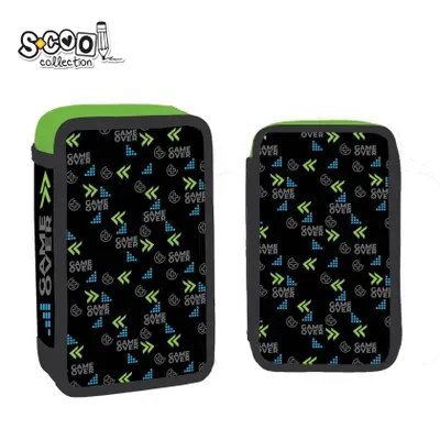 Корица на „Несесер с 2 ципа SCOOL® GAME OVER 29 части"