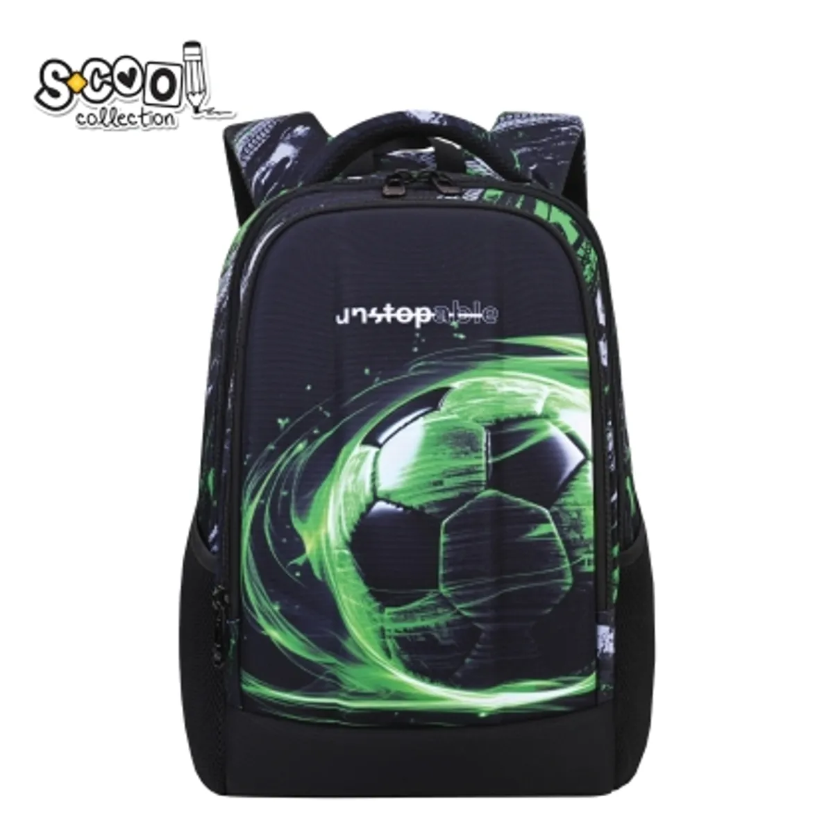 Ергономична раница SCOOL® 3D EVA FOOTBALL, снимка 1