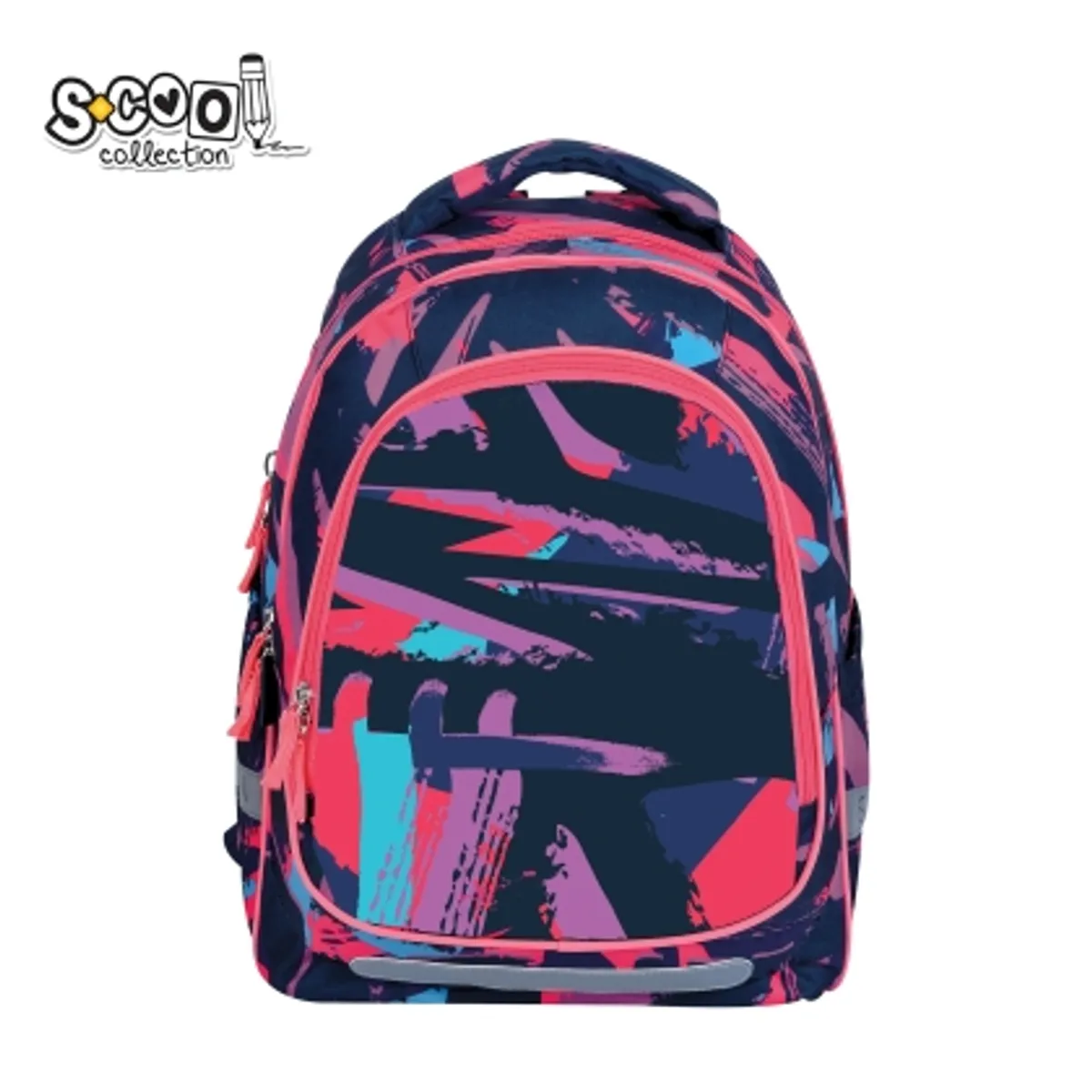 Анатомична раница SCOOL® LIGHT PURPLE, олекотена — снимка 2