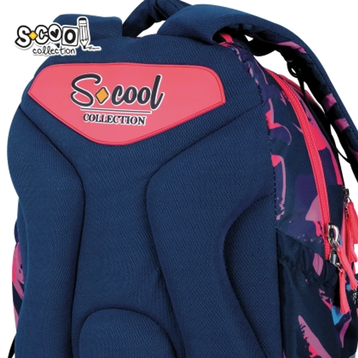 Анатомична раница SCOOL® LIGHT PURPLE, олекотена — снимка 7