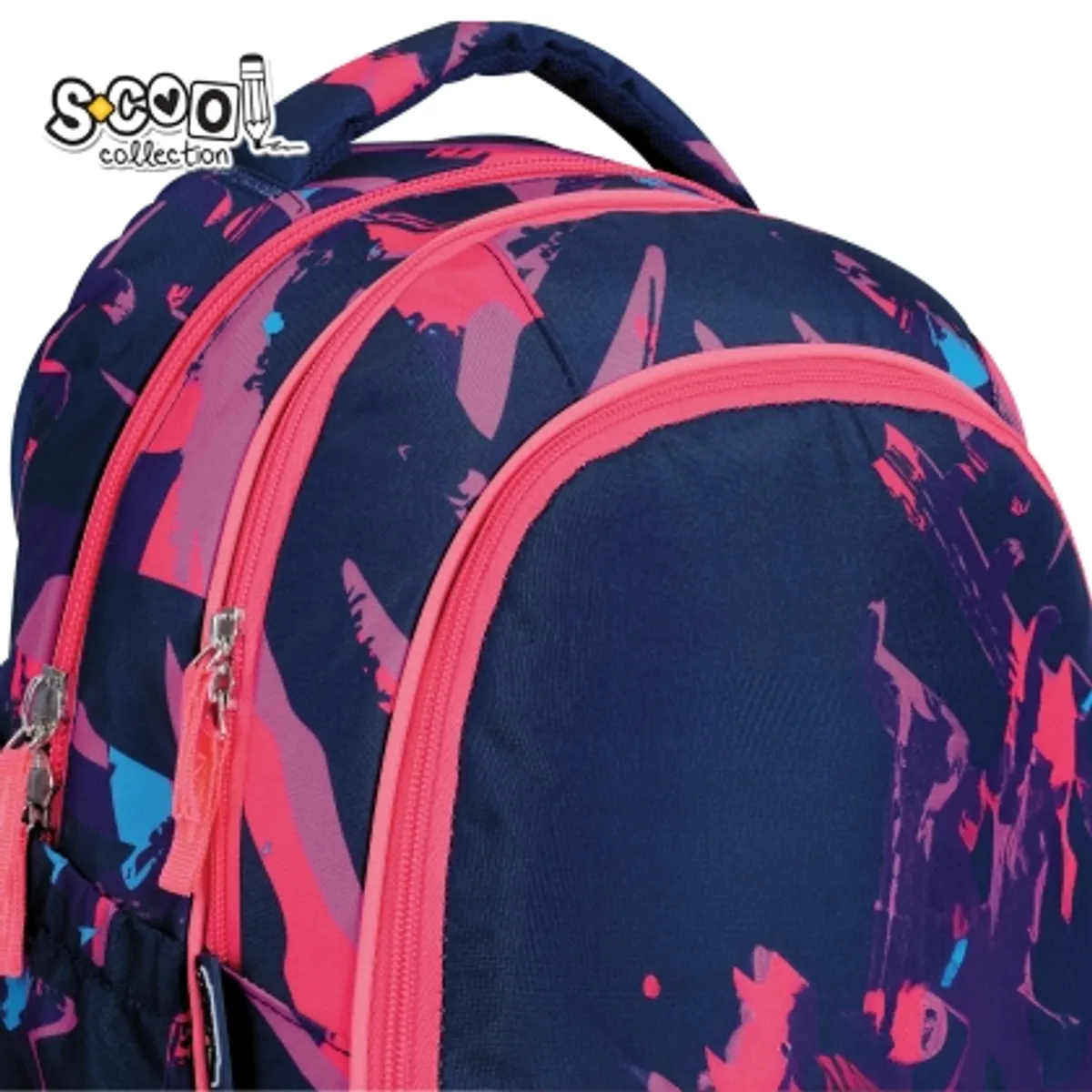 Анатомична раница SCOOL® LIGHT PURPLE, олекотена — снимка 8