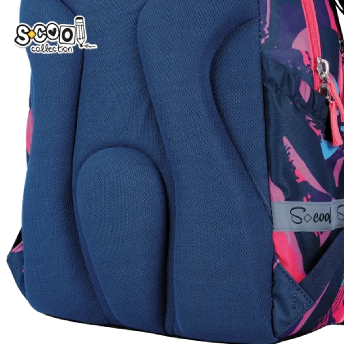 Анатомична раница SCOOL® LIGHT PURPLE, олекотена — снимка 9
