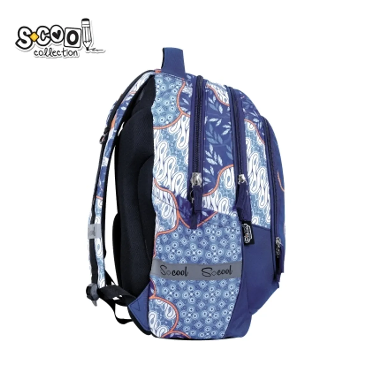 Анатомична раница SCOOL® LIGHT BLUE BIRD — снимка 2