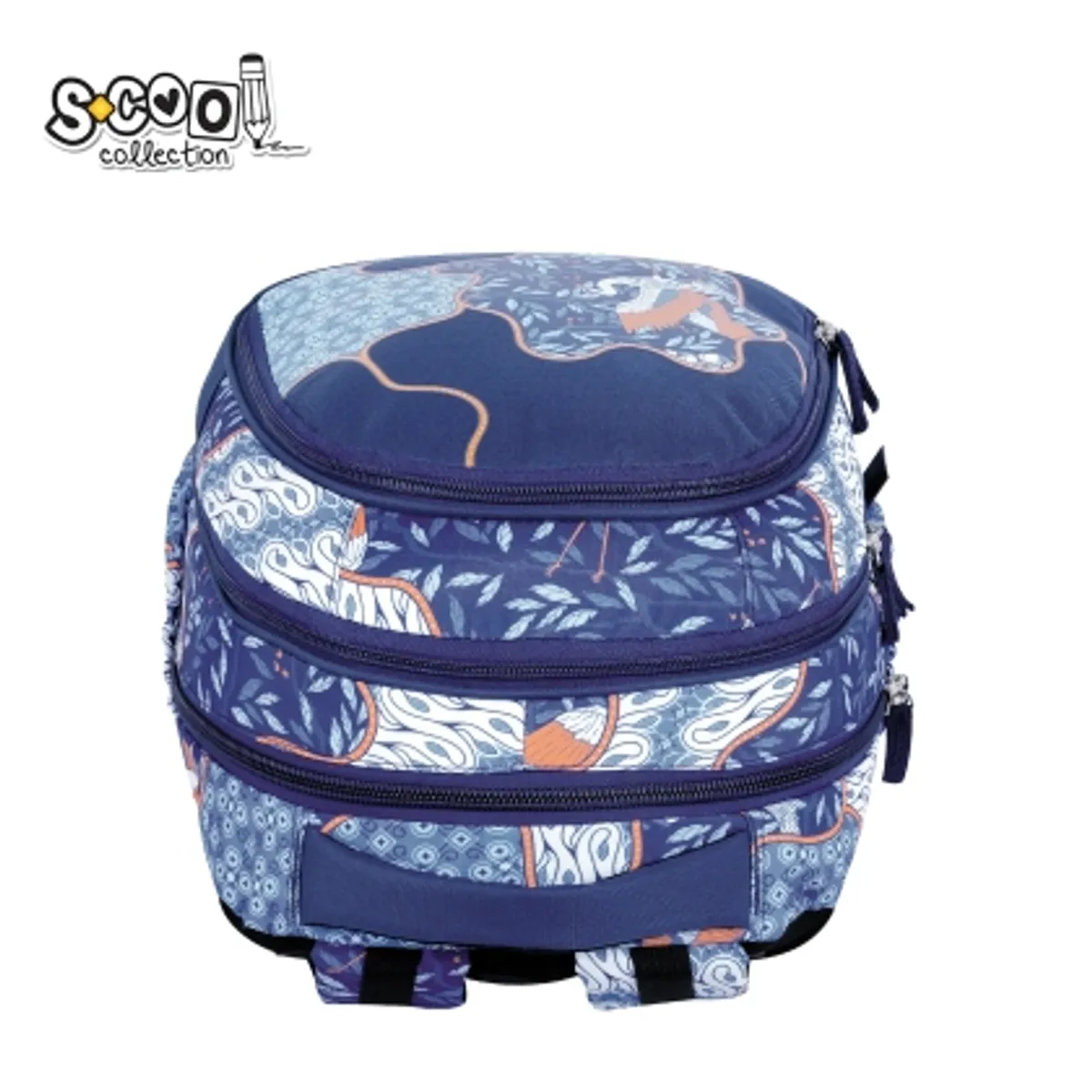 Анатомична раница SCOOL® LIGHT BLUE BIRD — снимка 9