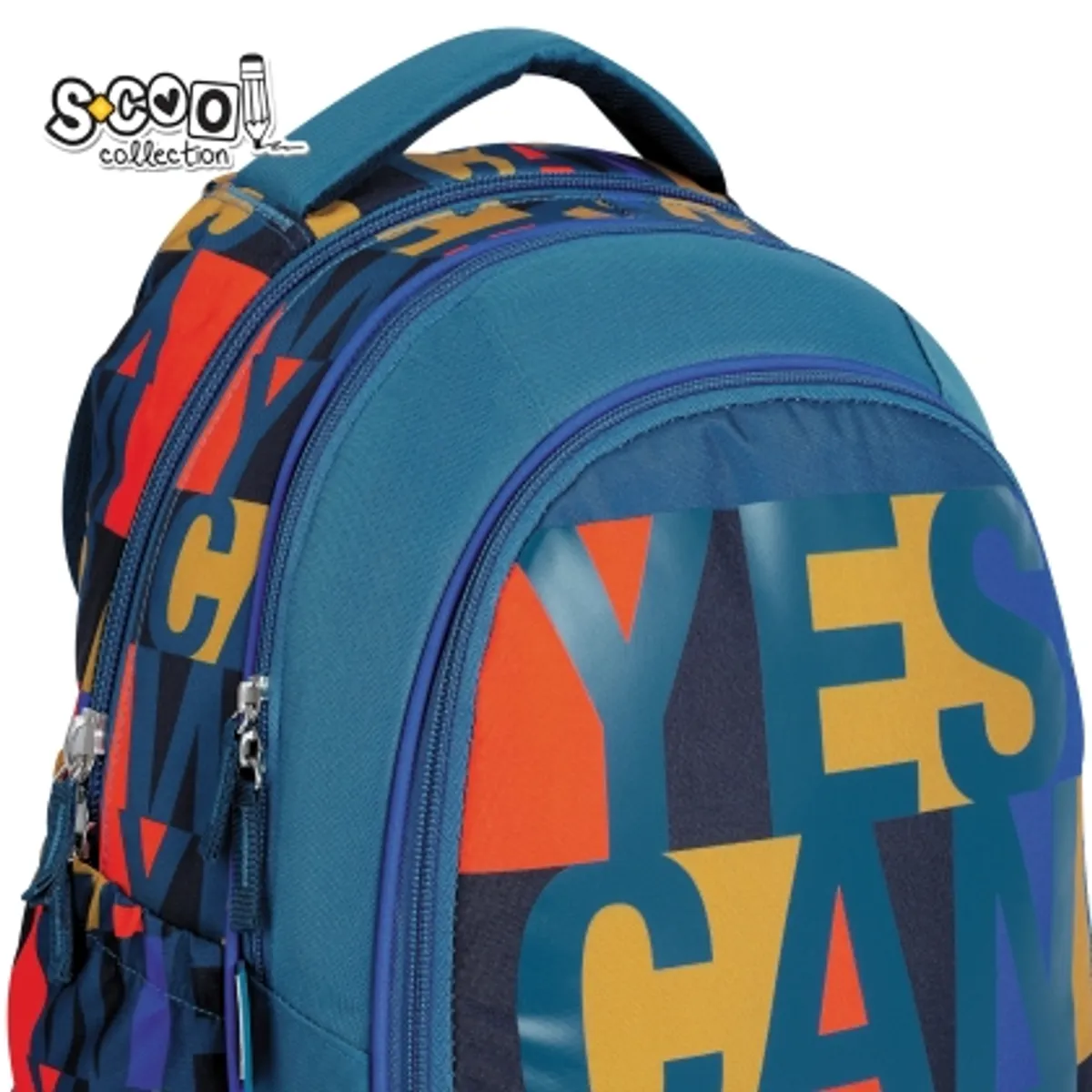 Анатомична раница SCOOL® LIGHT YES WE CAN — снимка 7