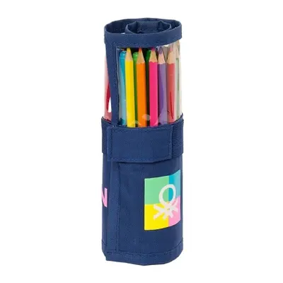 Корица на „Несесер Benetton Roll-up, син"