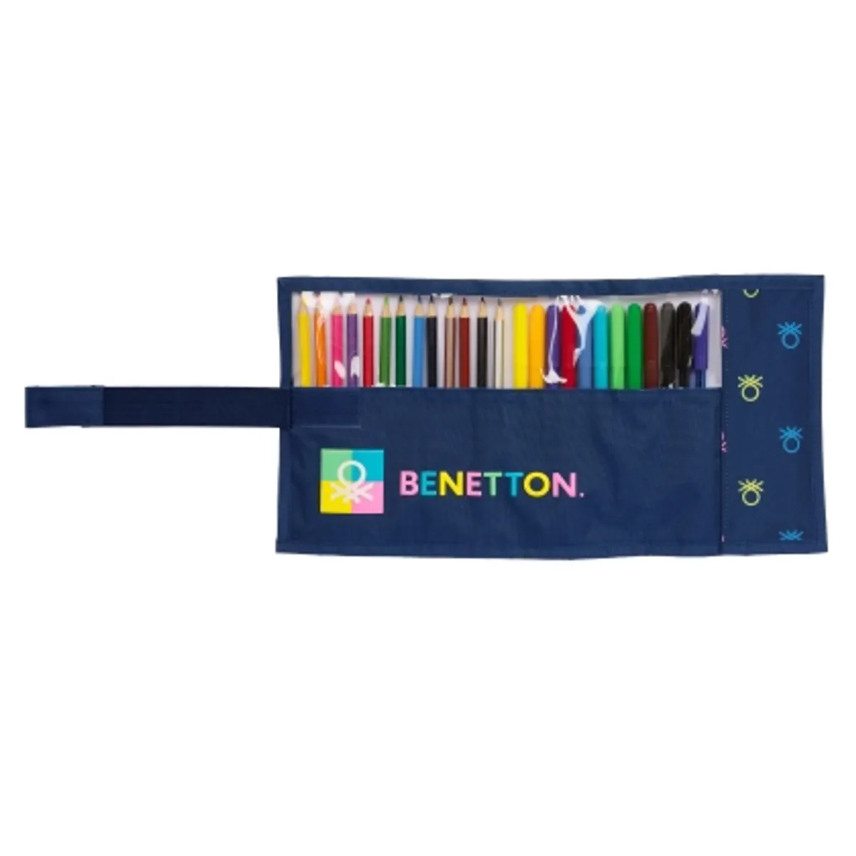 Несесер Benetton Roll-up, син — снимка 2