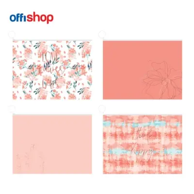 Корица на „PP папка с цип OFFISHOP "FLOWER" A4"