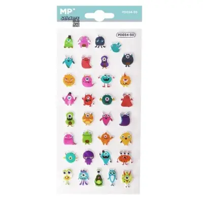 Корица на „3D стикери MP за декорация "MONSTERS"“