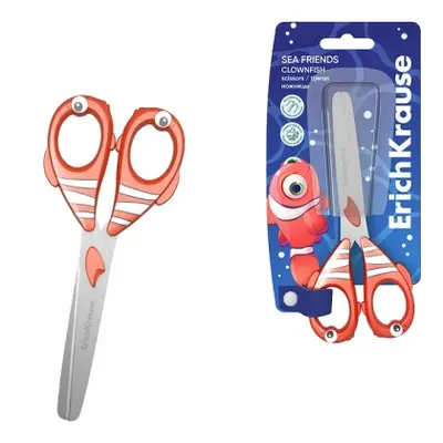 Корица на „Ножици ErichKrause® Sea Friends Clownfish, 13.5 см (блистер 1 бр.)"