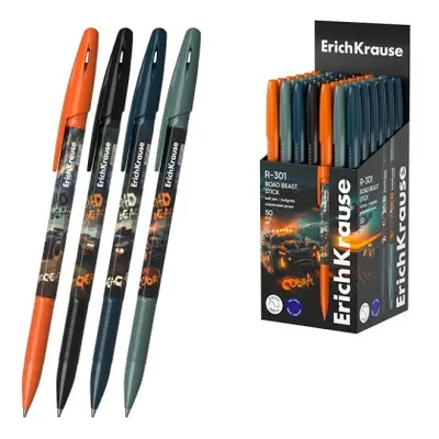 Корица на „Химикалка ErichKrause® R-301 Stick Road Beast 0.7 мм“