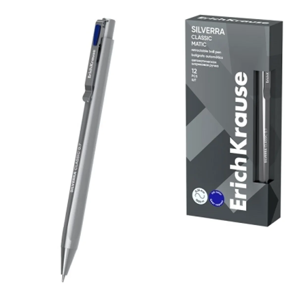 Автоматична химикалка ErichKrause® Silverra Matic Classic 0.7mm
