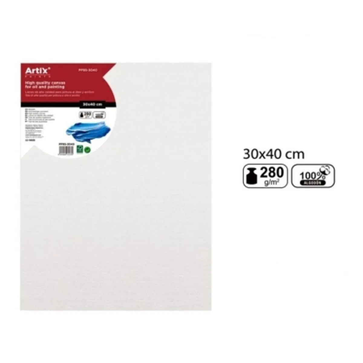 Платно за рисуване MP Artix 280 g/m², 30х40 см.
