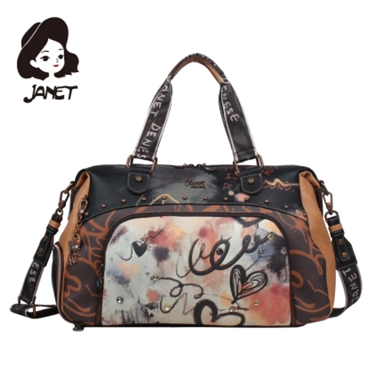 Чанта JANET " ART GALLERY" — снимка 1