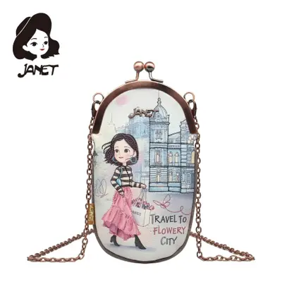 Корица на „Чанта JANET " FLOWER CITY""