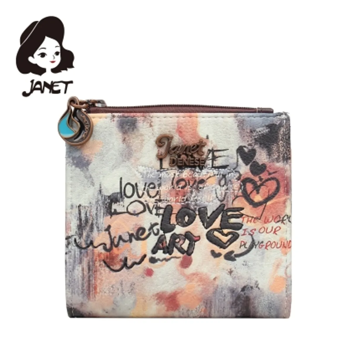 Портмоне JANET "ART GALLERY" — снимка 1