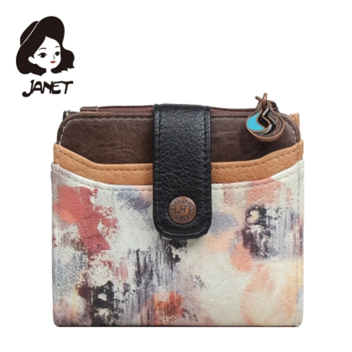 Портмоне JANET "ART GALLERY" — снимка 4