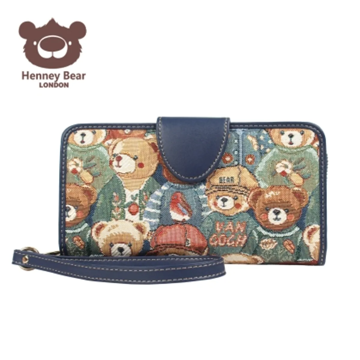 Портмоне HENNEY BEAR "Green Bear" — снимка 1