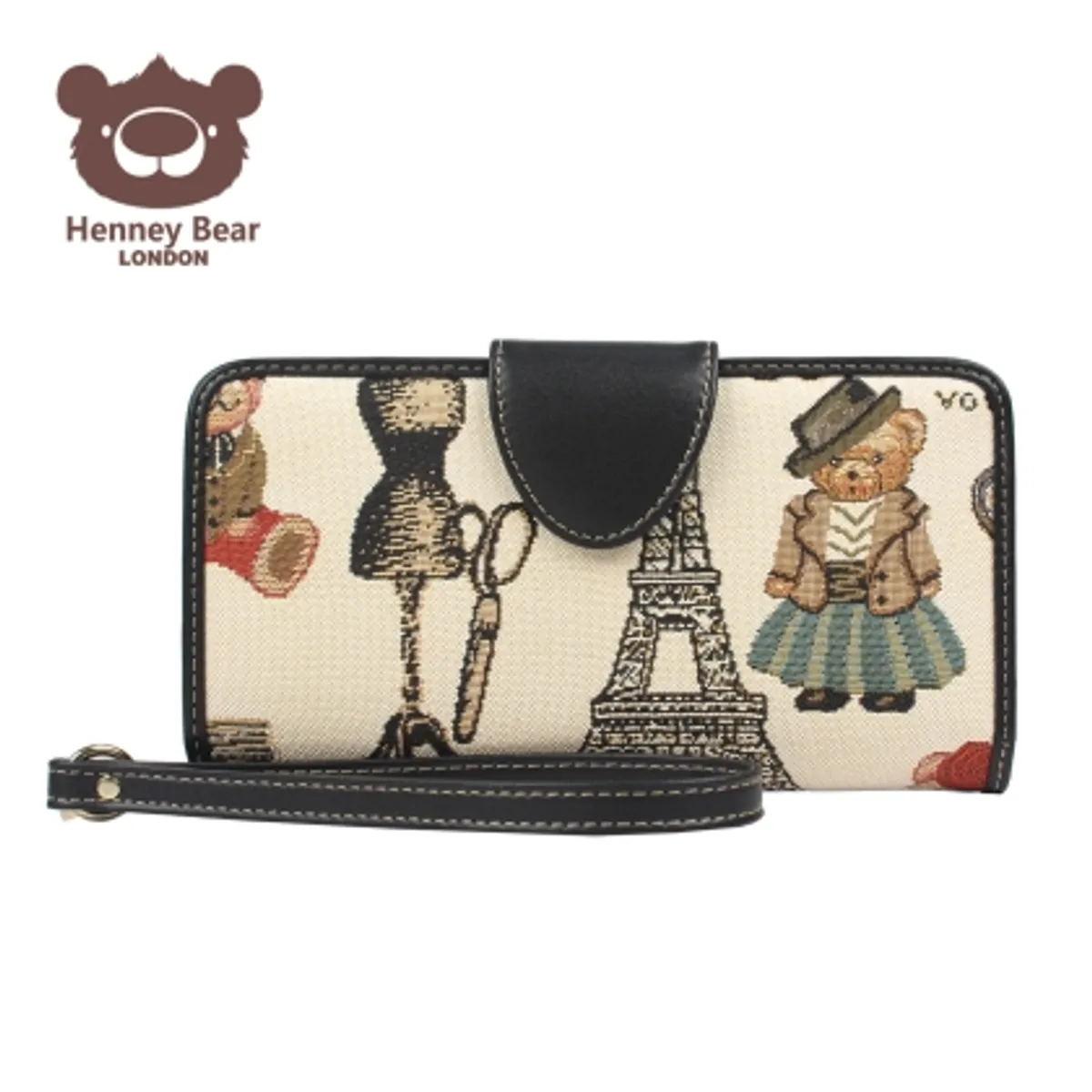 Портмоне HENNEY BEAR "Paris Bear" — снимка 1