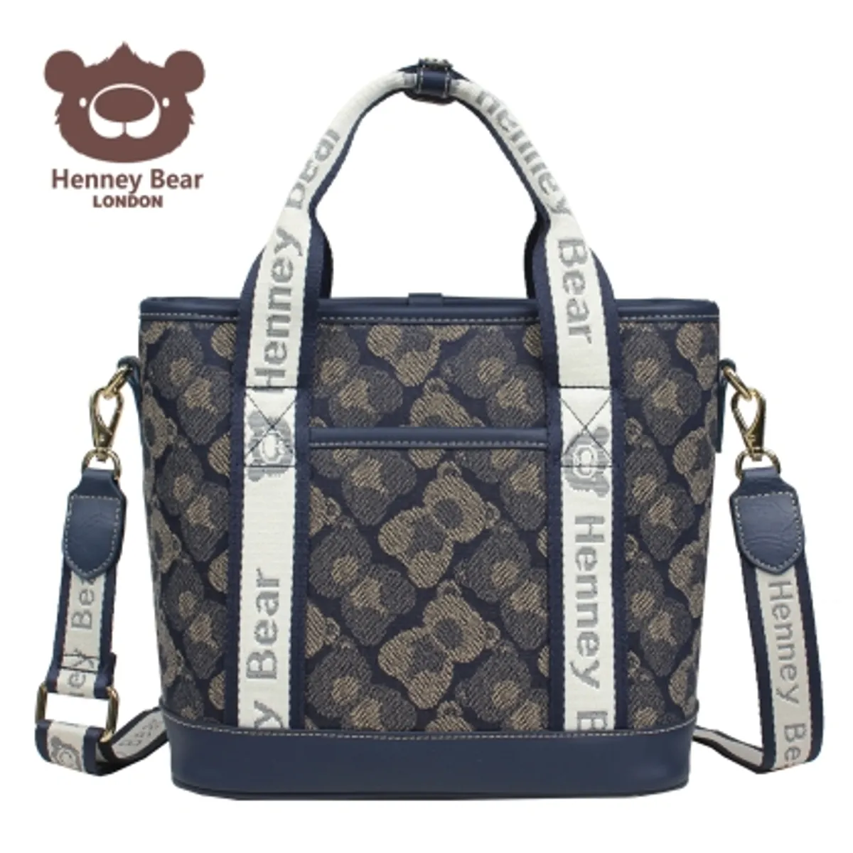 Чанта HENNEY BEAR "Shadow Bear Blue"