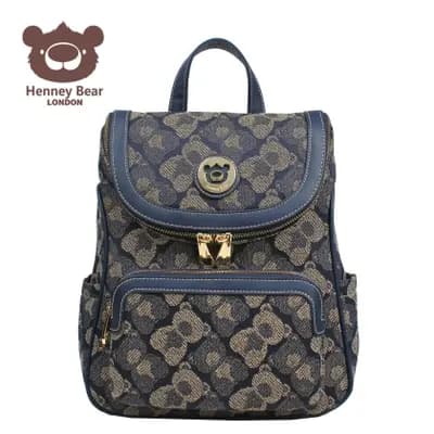 Корица на „Раница HENNEY BEAR "Shadow Bear Blue""