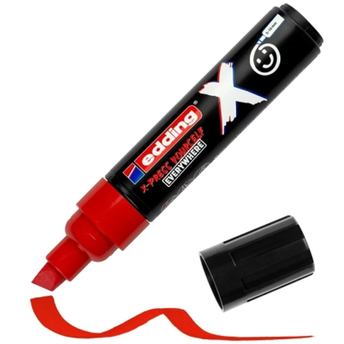 Комплект мултимаркери edding® 6900 X, 2 маркера, червен и сив, с връх 5-10mm, снимка 2