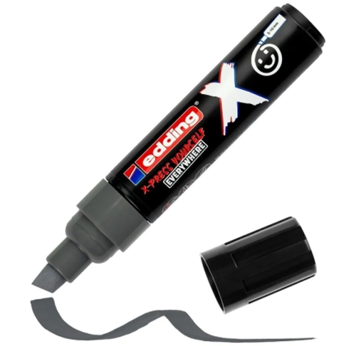 Комплект мултимаркери edding® 6900 X, 2 маркера, червен и сив, с връх 5-10mm, снимка 3