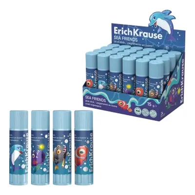 Корица на „Сухо лепило-стик ErichKrause® EasyStick Sea Friends, 15 г, асорти"
