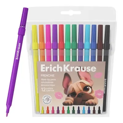 Корица на „Флумастери ErichKrause® Frenchie, 12 цвята"